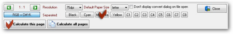 APFill - Ink, toner coverage meter. Calculate toner coverage utility