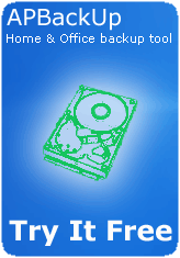 APBackup -  powerful backup tool. Backup to DVD, CD, FTP